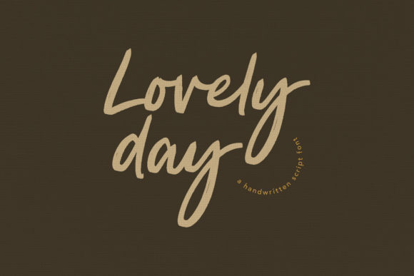 Lovely Day Font Poster 1