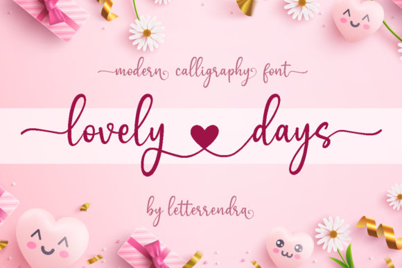 Lovely Days Font Poster 1