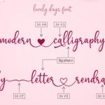 Lovely Days Font Poster 2