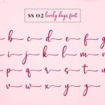 Lovely Days Font Poster 7