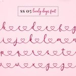 Lovely Days Font Poster 8