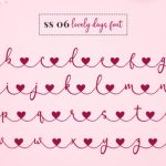 Lovely Days Font Poster 9