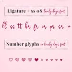 Lovely Days Font Poster 10