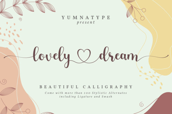 Lovely Dream Font Poster 1