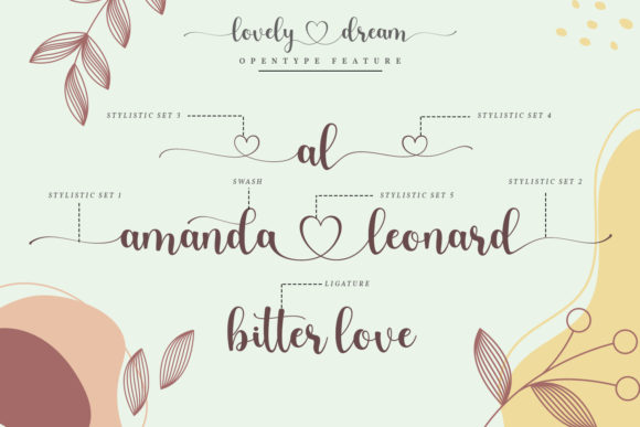 Lovely Dream Font Poster 3