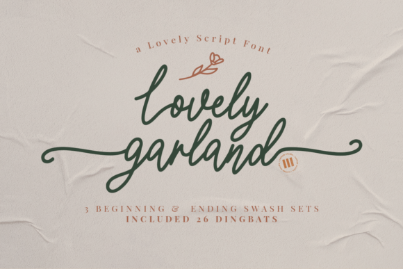 Lovely Garland Font