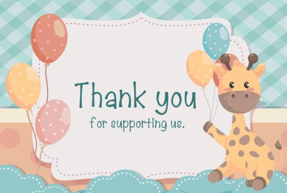 Lovely Giraffe Font Poster 7