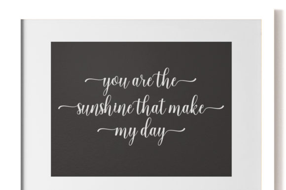 Lovely Heart Font Poster 5