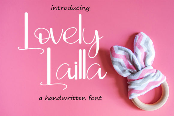 Lovely Lailla Font Poster 1