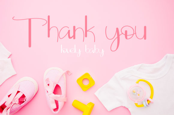 Lovely Lailla Font Poster 9