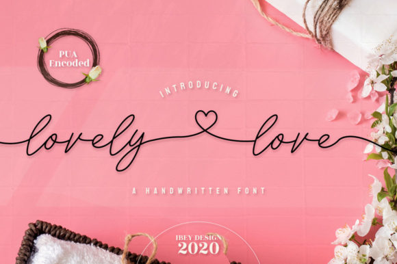 Lovely Love Font Poster 1