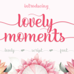 Lovely Moments Font Poster 1