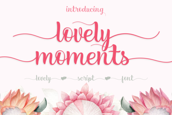 Lovely Moments Font Poster 1