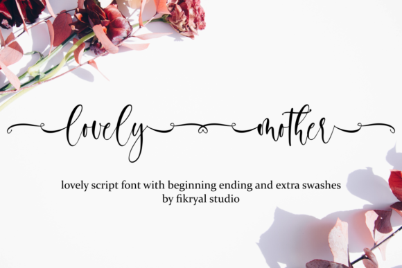 Lovely Mother Font Poster 1