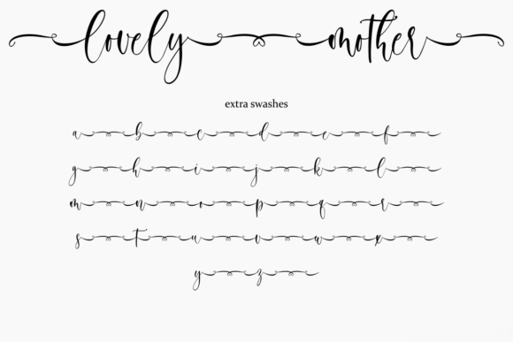 Lovely Mother Font Poster 10