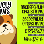 Lovely Paws Font Poster 2