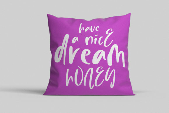 Lovely Purple Font Poster 2