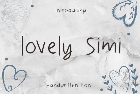 Lovely Simi Font Poster 1