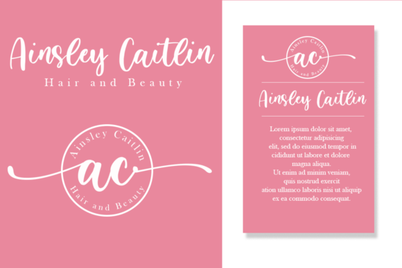 Lovely Sister Font Poster 4