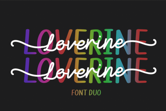 Loverine Font Poster 1