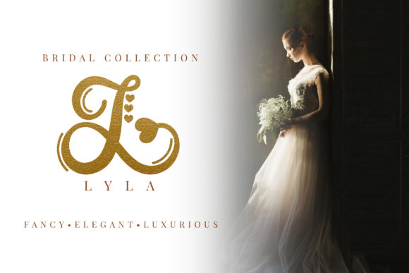 Lovey Monogram Font Font Poster 3
