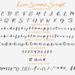 Lovin Summer Font Poster 12
