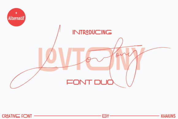 Lovtony Font