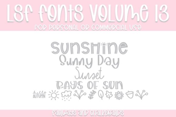 LSF Volume 13 Font Poster 1