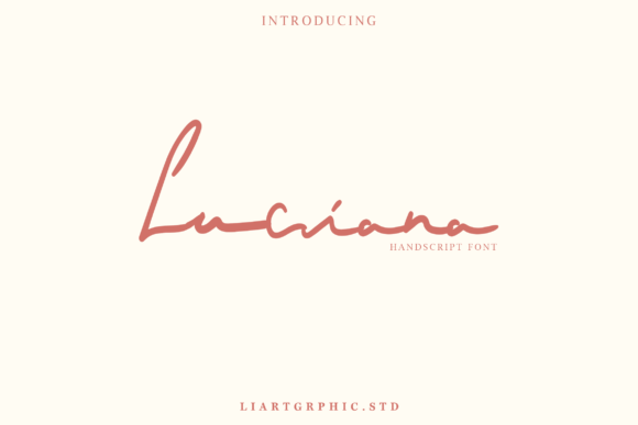 Luciana Font Poster 1