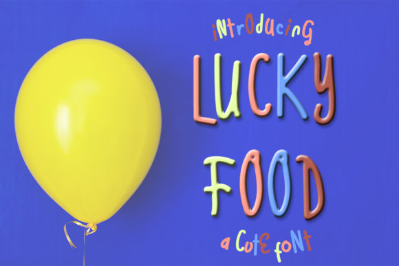 Lucky Food Font Poster 1