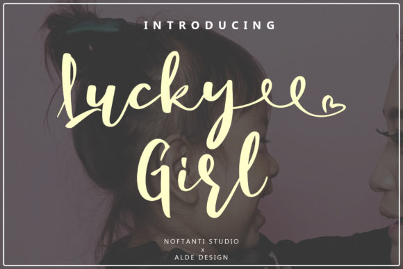 Lucky Girl Font Poster 1
