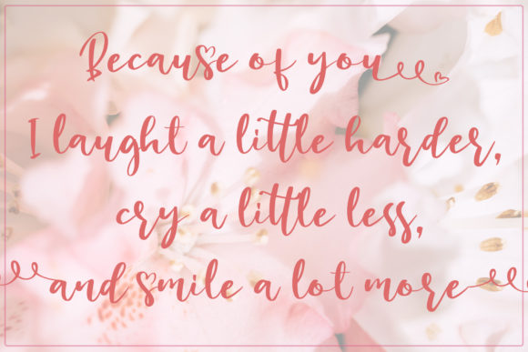 Lucky Girl Font Poster 3