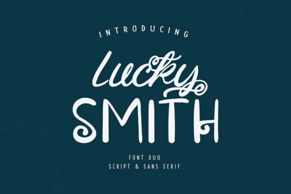 Lucky Smith Font Poster 1