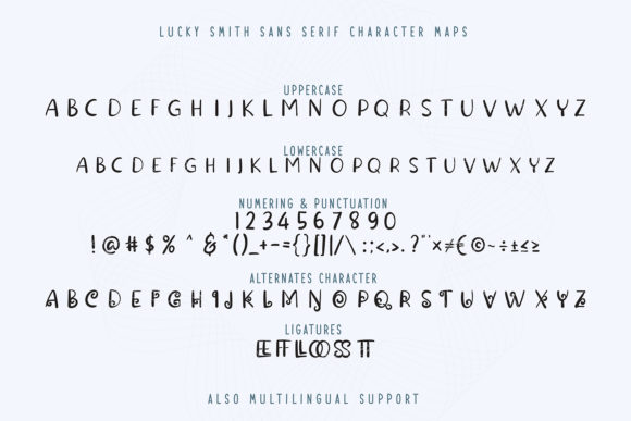 Lucky Smith Font Poster 6