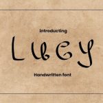 Lucy Font Poster 1