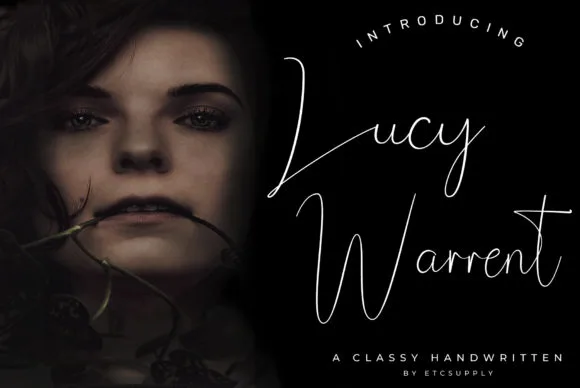 Lucy Warrent Font Lucy Warrent Font Poster 1