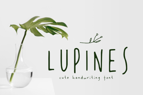 Lupines Font Poster 1