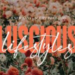 Luscious Lifestyle Duo Font Poster 1