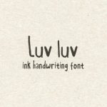 Luv Luv Font Poster 1