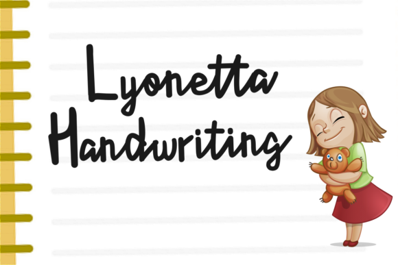 Lyonetta Handwriting Font Poster 1