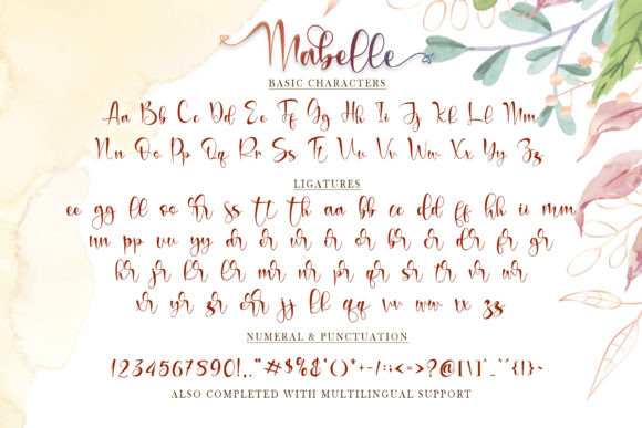 Mabelle Font Poster 9