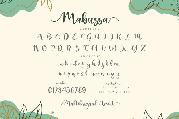 Mabussa Font Poster 5