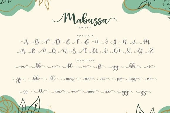 Mabussa Font Poster 6