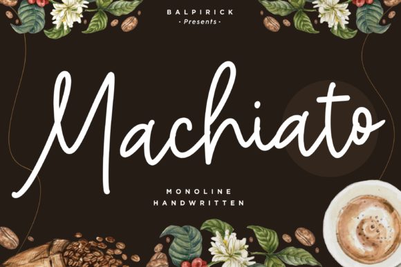 Machiato Font Poster 1