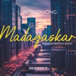 Madagaskar Font Poster 1