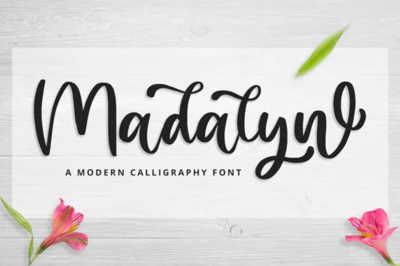 Madalyn Font Madalyn Font Poster 1