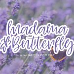 Madama Butterfly Font Poster 1