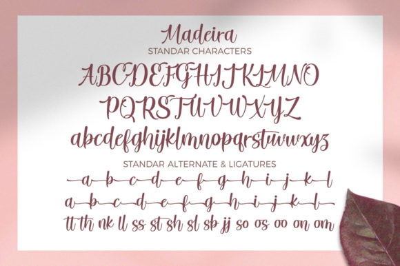 Madeira Font Poster 7