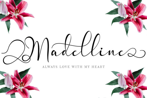 Madelline Font Poster 1