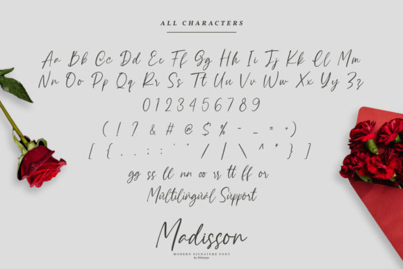 Madisson Font Poster 2